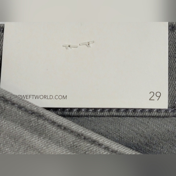 WARP + WEFT Chicago Straight Men's 29×34 Smoke Denim Jean Classic 5 Pocket - Picture 15 of 16